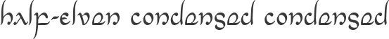 Half-Elven Condensed Condensed