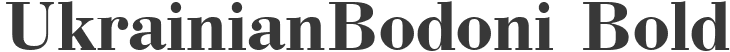 UkrainianBodoni Bold