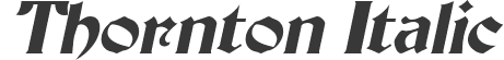 Thornton Italic