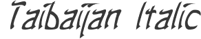 Taibaijan Italic