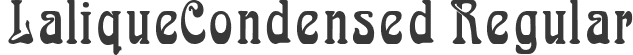 LaliqueCondensed Regular