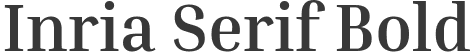 Inria Serif Bold