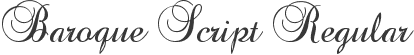 Baroque Script Regular