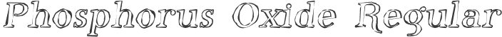 Phosphorus Oxide Regular