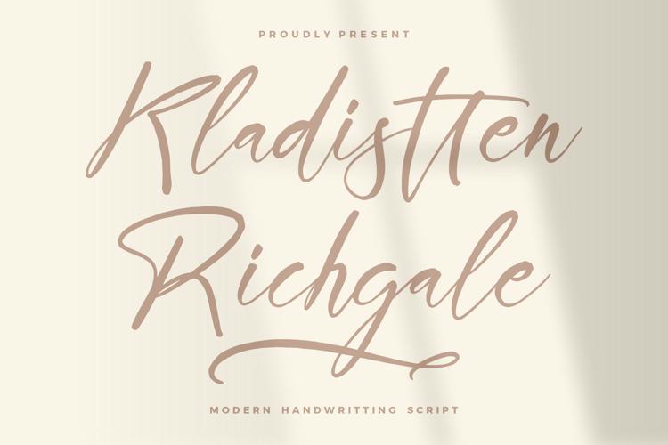 Kladistten Richgale Font