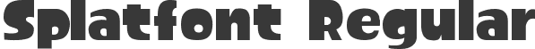 Splatfont Regular