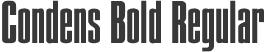 Condens Bold Regular