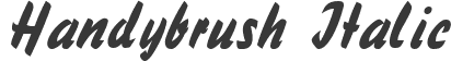 Handybrush Italic