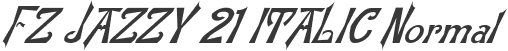 FZ JAZZY 21 ITALIC Normal