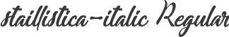 staillistica-italic Regular