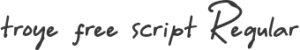 troye-free-script Regular