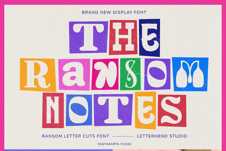 The Ransom Notes Font