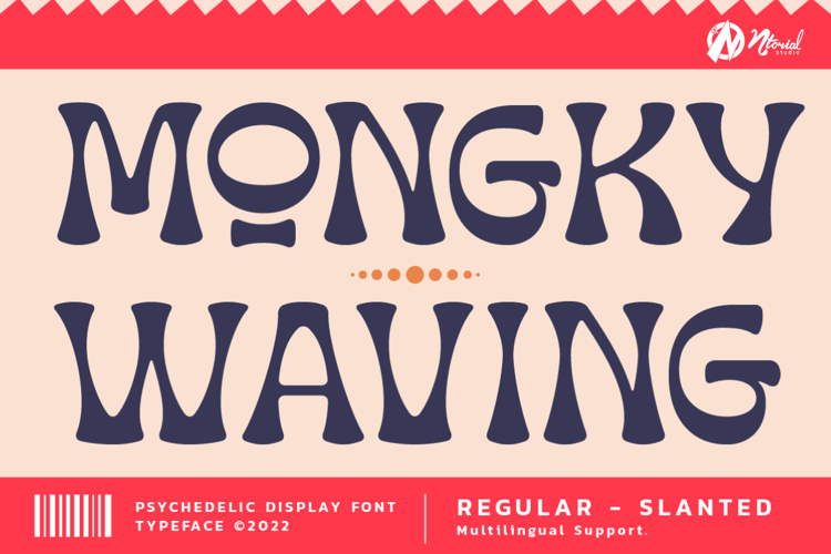 Mongky Waving Font