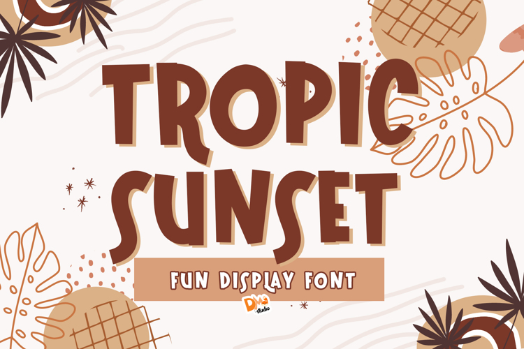 Tropic Sunset Font