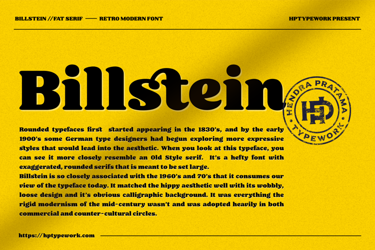 Billstein Font