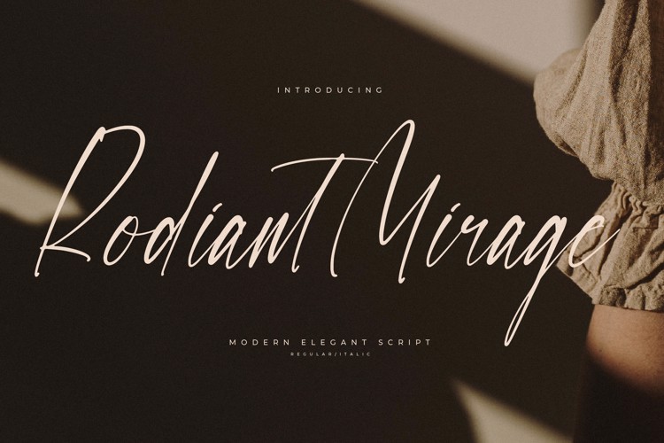 Rodiant Mirage Font