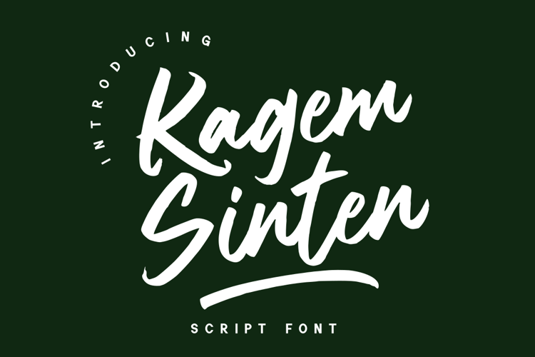 Kagem Sinten Font