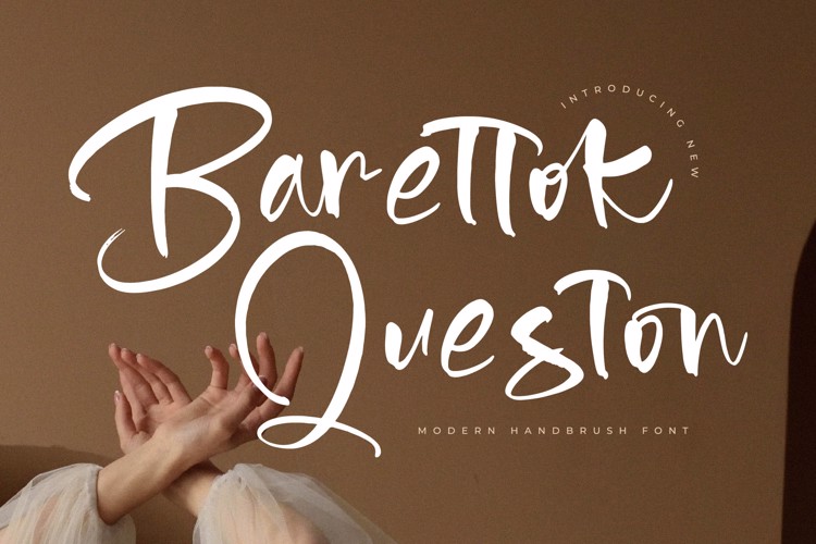 Barettok Queston Font