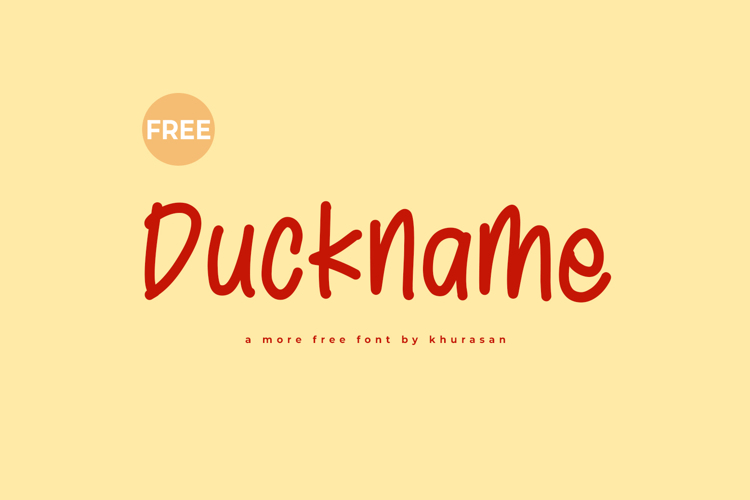 Duckname Font