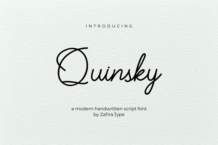 Quinsky Font