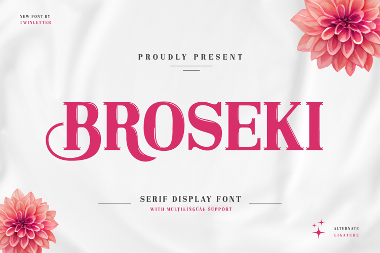 BROSEKI Trial Font