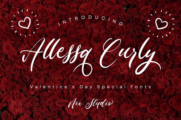 Allessa Curly Font