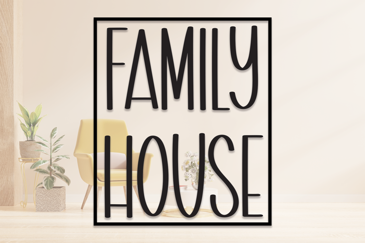 Family House Font