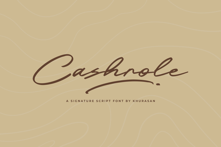 Cashrole Font