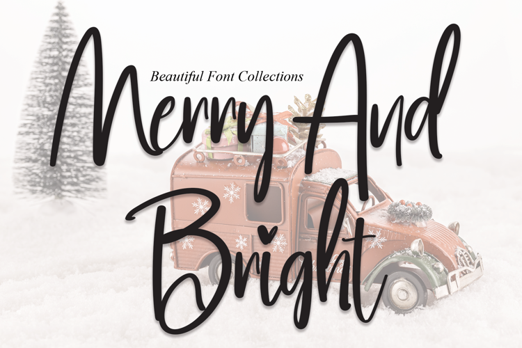 Merry And Bright Font