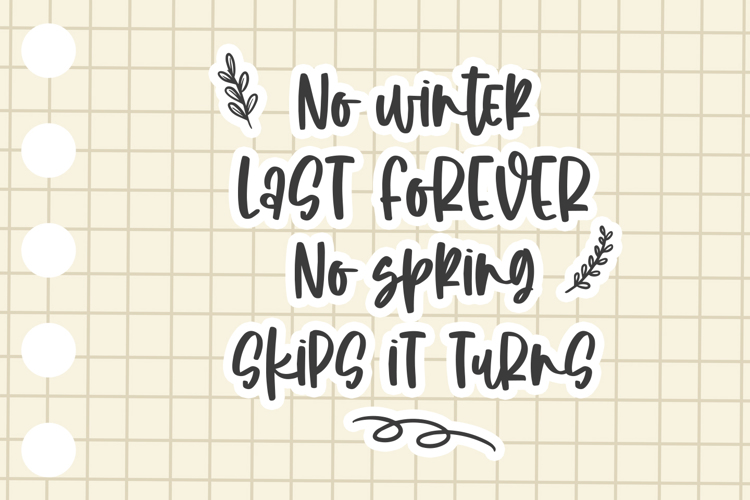 Winter End Font