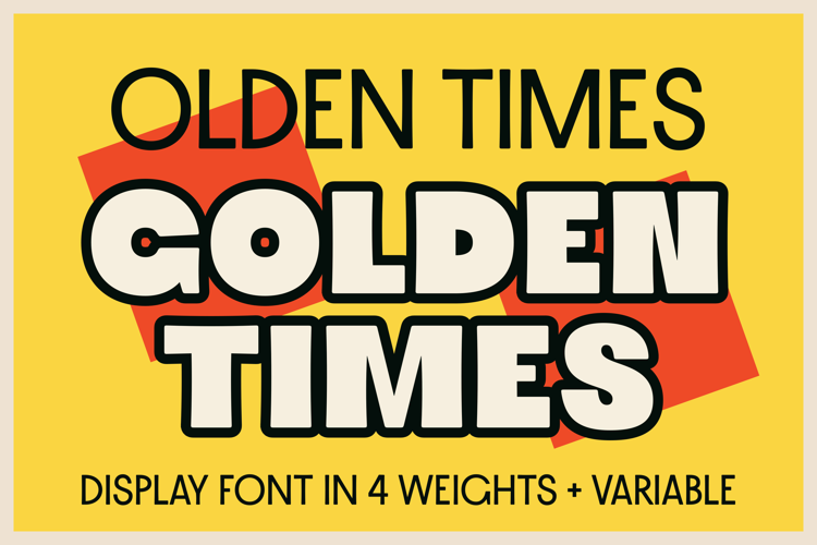 Olden Times Golden Times Regular Font