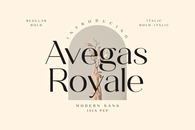 Avegas Royale Font