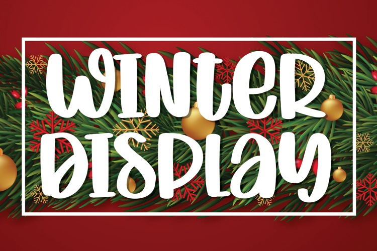 Winter Display Font