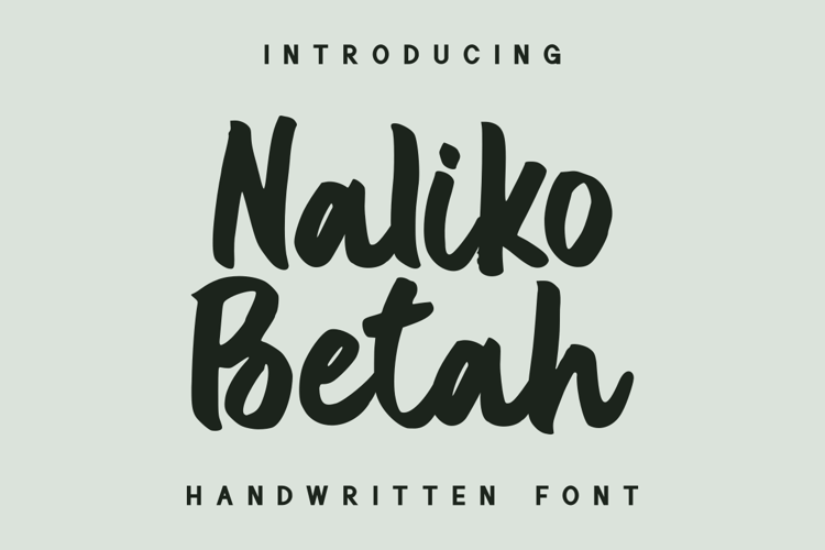 Naliko Betah Font