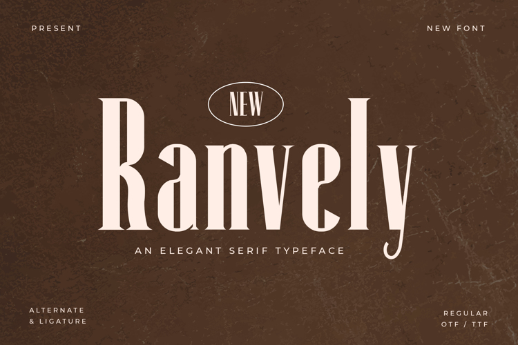 Ranvely Trial Font