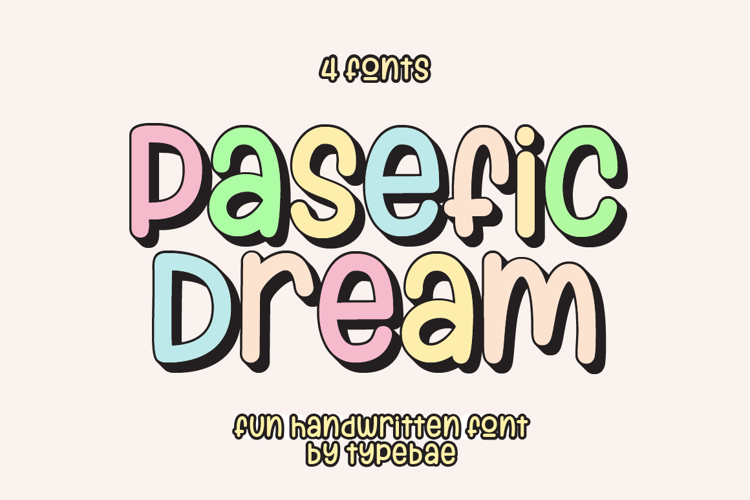 Pasefic Dream Font