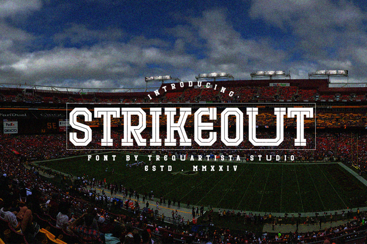 Strikeout Font