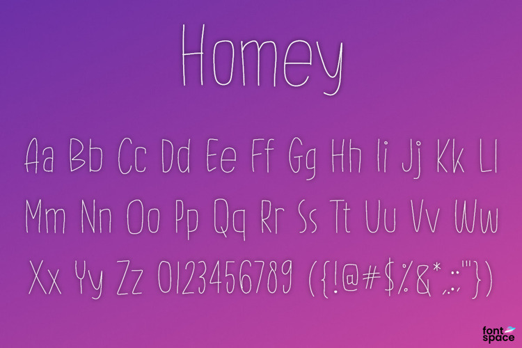 Homey Font