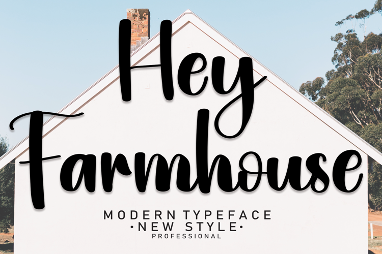 Hey Farmhouse Font