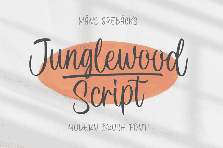 Junglewood Script PERSONAL Font