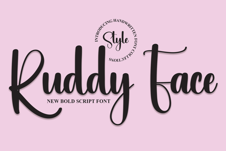 Ruddy Face Font