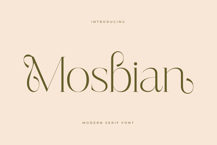 Mosbian Font