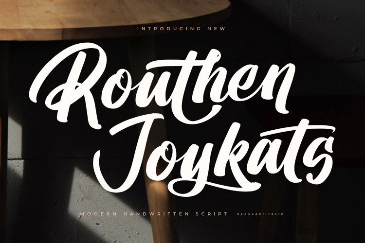 Routhen Joykats Font