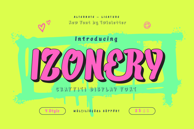 IZONERY Trial Font