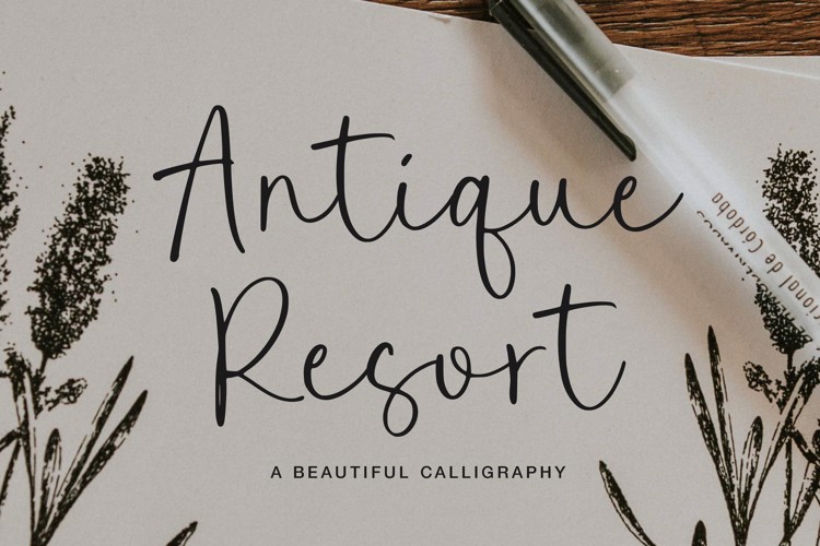 Antique Resort Font