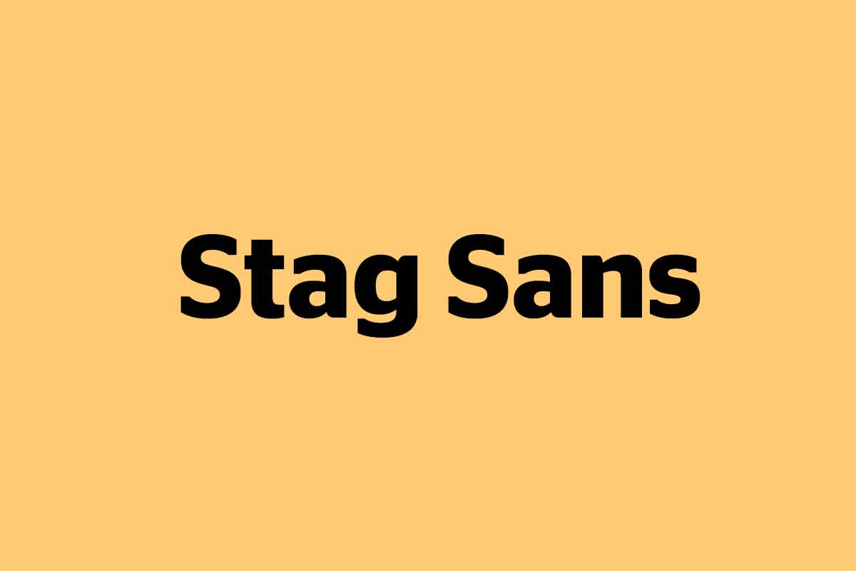 Stag Sans Font