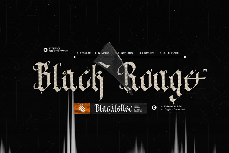 Black Ronge Font