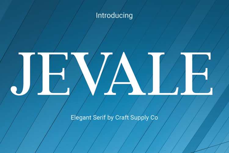 Jevale Font