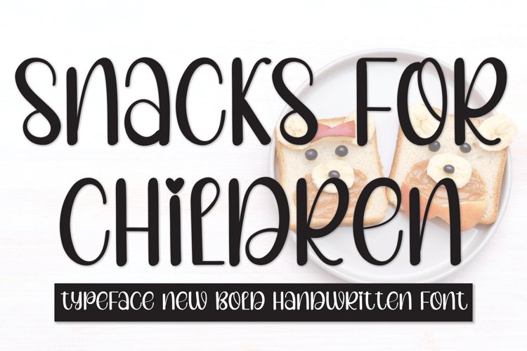 Snacks For Children Font