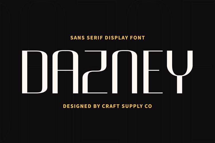 Dazney Font